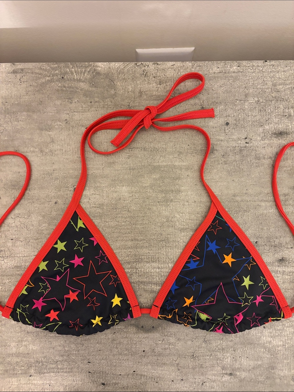 Like New Victoria’s Secret Star Bikini Top